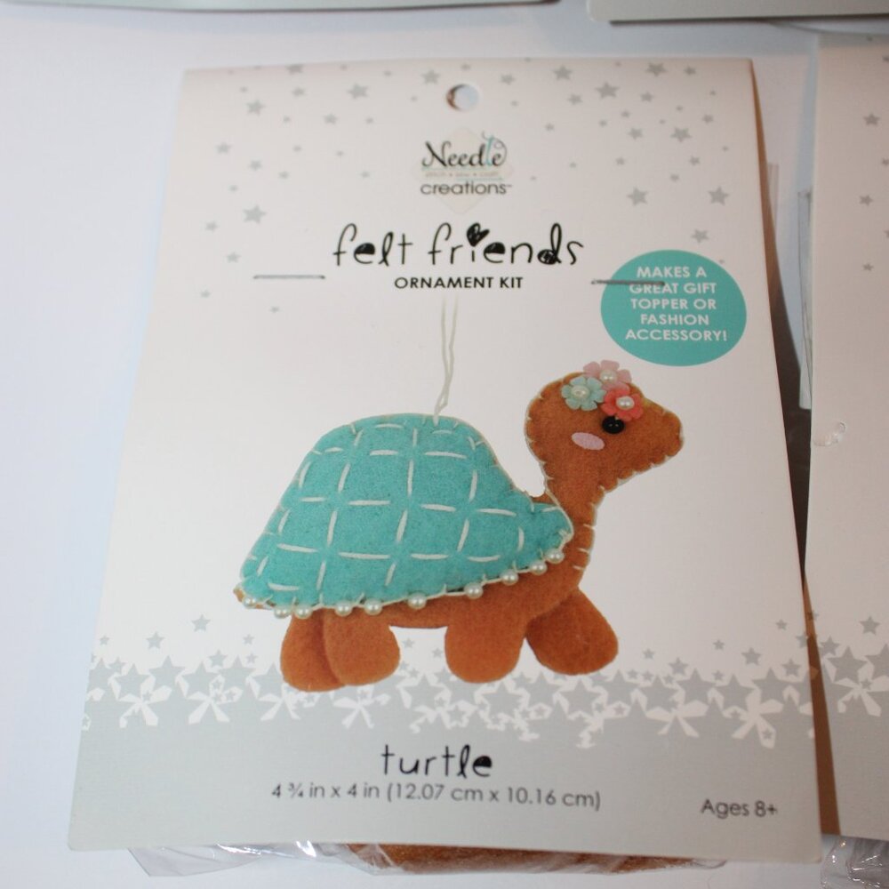Felt Friends Ornament Kit Set of 5 - Picture 5 of 6